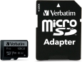 Verbatim Pro U3 R90/W45 microSDXC 128GB Kit,...