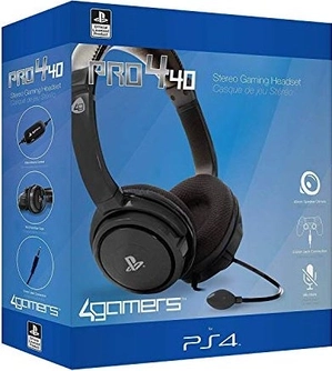 4Gamers Pro4-40 стерео Gaming гарнитура черный