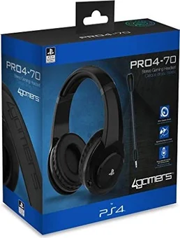 4Gamers Pro4-70 stereo Gaming headset black