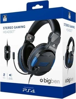 BigBen стерео Gaming гарнитура V3 для PS4 black/blue