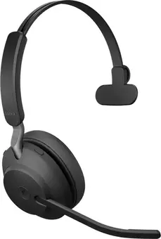 Jabra Evolve2 65 - USB-A MS Mono with Charging Stand black