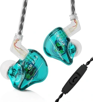 KBear Storm без микрофона прозрачный cyan
