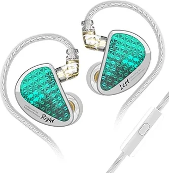 KZ AS16 Pro с микрофоном cyan