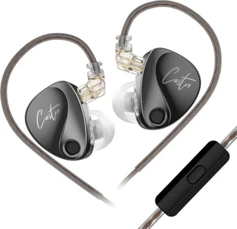 KZ Castor с микрофоном black