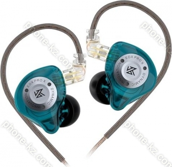 KZ EDX Pro X without microphone turquoise