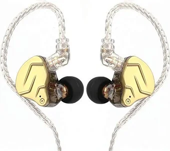 KZ ZSN Pro X с микрофоном gold