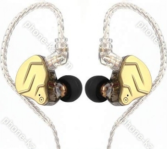 KZ ZSN Pro X with microphone gold