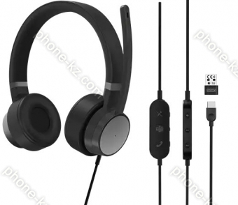 Lenovo Go wired ANC headset Thunder Black