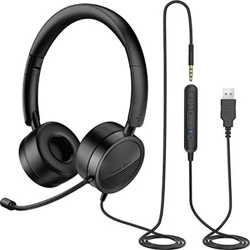 New Bee USB гарнитура H360 black