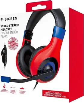 BigBen Stereo Gaming Headset V1 для Switch Dark Red/Dark Blue