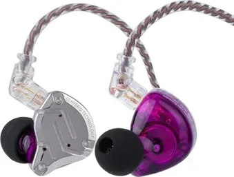 KZ ZS10 Pro с микрофоном purple