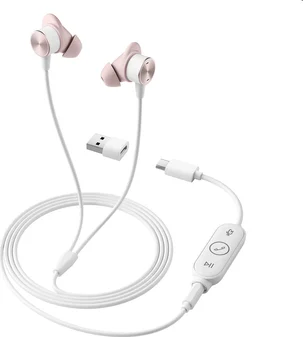 Logitech UC Zone Wired Earbuds Pink