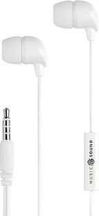 MusicSound Color In-Ear 3.5mm Klinke White
