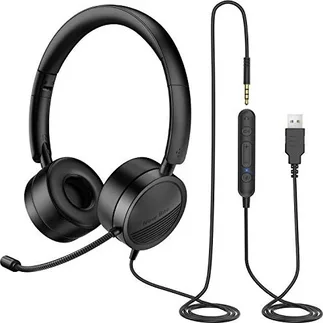 New Bee USB Headset H360 Black
