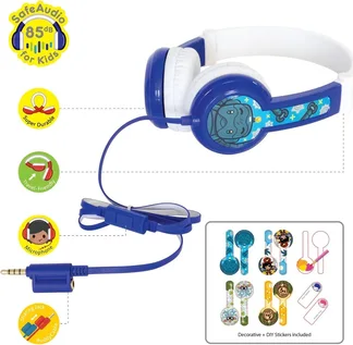onanoff BuddyPhones Travel Blue
