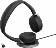 Jabra Evolve2 65 Flex - USB-C UC stereo incl. wireless Charging Pad