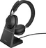 Jabra Evolve2 65 стерео USB-A UC with Charging Stand black