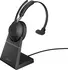 Jabra Evolve2 65 - USB-A MS Mono with Charging Stand black