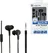 LogiLink Stereo In-Ear Headset Black