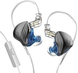 KZ ZEX с микрофоном graphite/blue