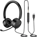 New Bee USB гарнитура H360 black