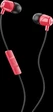 Skullcandy Jib с микрофоном красный/черный/красный
