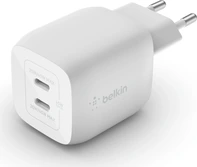 Belkin BoostCharge Pro USB-C-GaN charger с 2 разъемами и PPS (45W) white