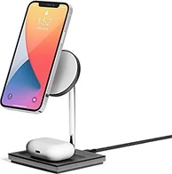 Native Union Snap magnetic 2in1 беспроводная Charger black