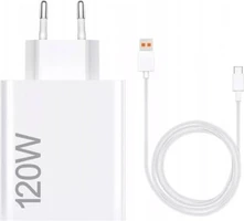 Xiaomi 120W HyperCharge Combo (type A) quick charger white