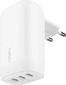 Belkin BoostCharge USB-C charger с 3 разъемами и PPS (67W) white