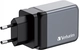 Verbatim 65W GaN charger с 3 connectors grey