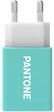 Celly Pantone wall Charger USB white/light blue