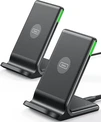 INIU беспроводная Charging Stand 15W black, 2-pack