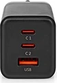 Nedis Charger 65W GaN quick charging function 3x...