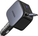Ugreen Nexode зарядка в машину 145W с extendible USB-C cable