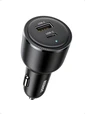 Ugreen USB C зарядка в машину 63W 2-Ports black