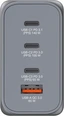 Verbatim 240W GaN charger с 4 разъемами grey