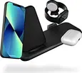 Zens 4 in 1 Stand+Watch wireless Charger aluminium black