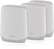 Netgear Orbi Wi-Fi 6, 760 Serie RBK763S, AX5400, Router und 2x Repeater Set, 3er-Bundle