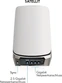 Netgear Orbi Wi-Fi 6E, 960 Serie RBKE963, AXE11000, Router und 2x Repeater Set, 3er-Bundle