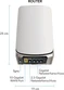 Netgear Orbi Wi-Fi 6E, 960 Serie RBKE963, AXE11000, Router und 2x Repeater Set, 3er-Bundle